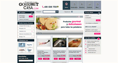 Desktop Screenshot of gourmetcasa.com